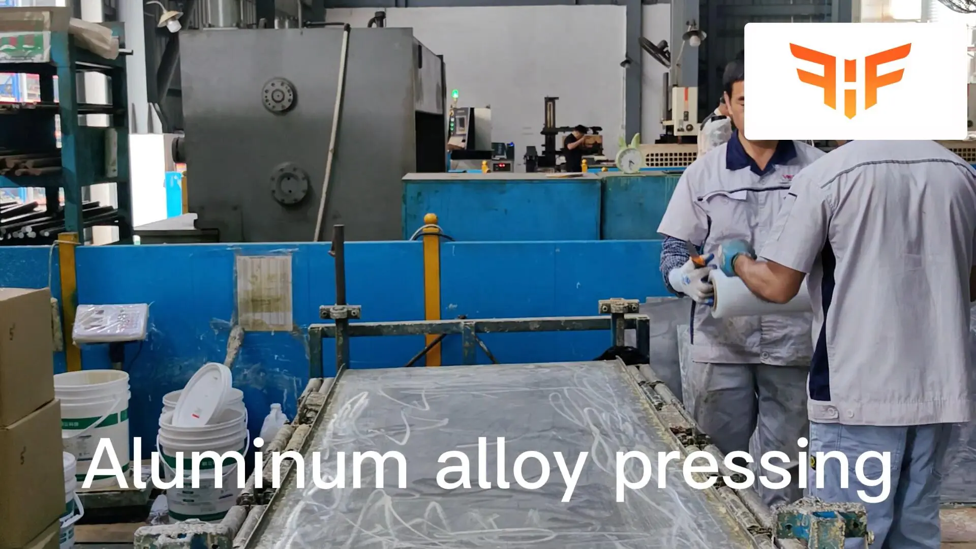 Aluminum alloy pressing
