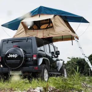 Tent soft pack flipping