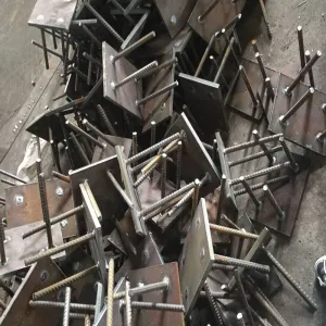 Embedded steel plate