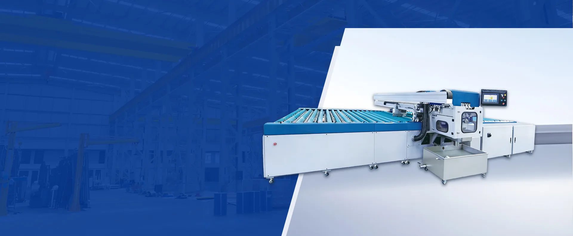 Horizontal automaticgalss edging machine