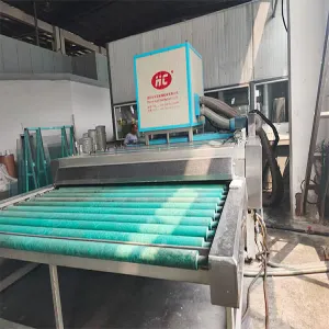 Glass washing and drying machine