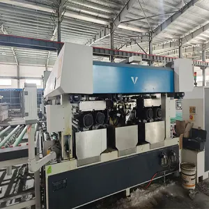 Fully automatic glass four sided edging machine