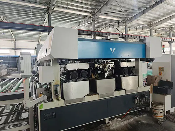 Fully automatic glass four sided edging machine