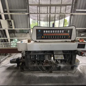 Used Glass Straight Line Edging Machine