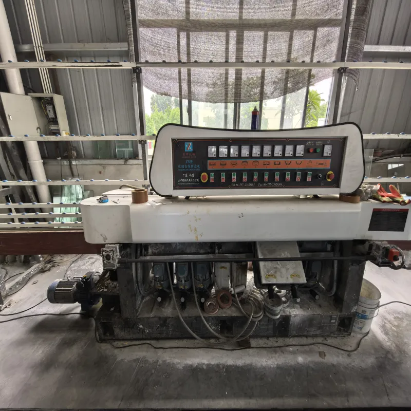 Used Glass Straight Line Edging Machine