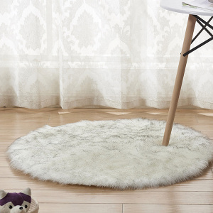 Modern New Design Faux Fur Carpet Plush Area Rug 