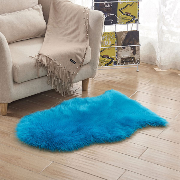 Amazon best selling Faux Sheepskin fur rug