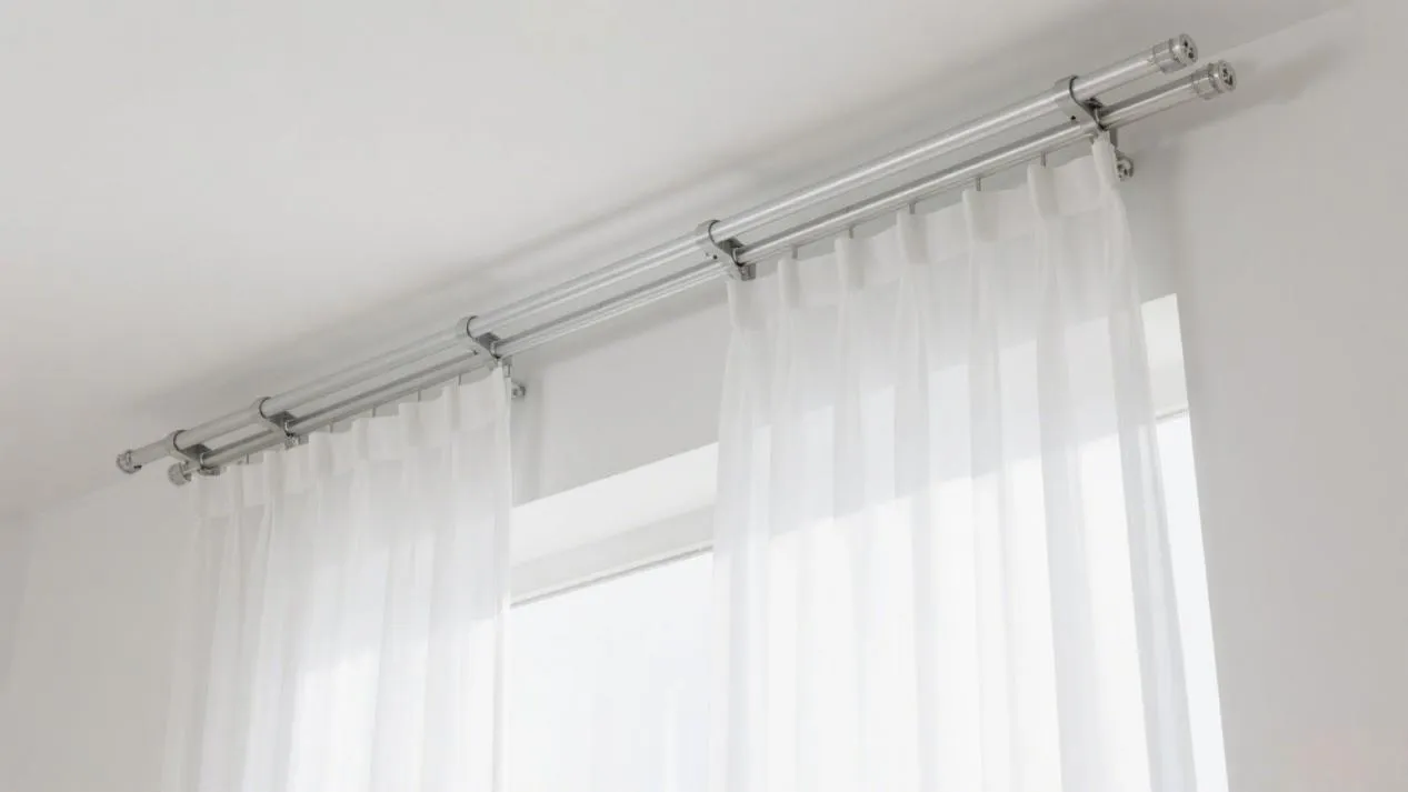 Aluminum Curtain Track & Roman Rod System – Eastern Europe Commercial Project