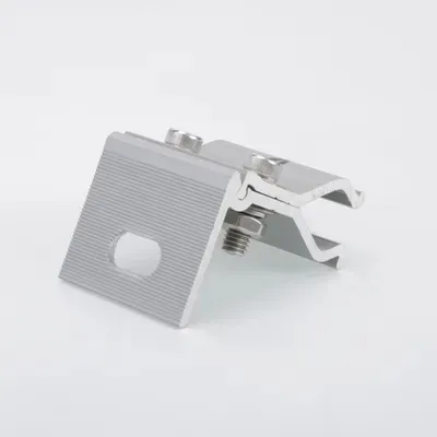 Solar Roof Clamp High – Strength Aluminum Solar Panel Mounting Clamp with Slotted Adjustment Hole