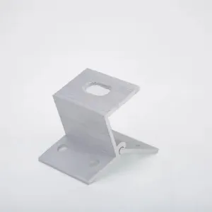 Textured – Surface Aluminum Alloy Connector with Dual Bolts for Enhanced Frictional Engagement in Structural Installations Solar Roof Clamp