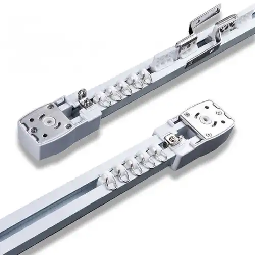 The motorized curtain track system works with Duya’s Tuya and the smart motor of the smart curtain household metal materia