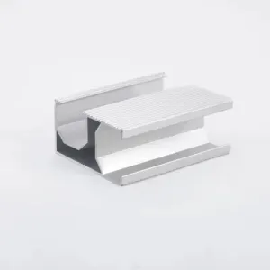 Textured – Surface Aluminum Alloy U – Channel Profile for Structural Framing Solar Mounting Rail