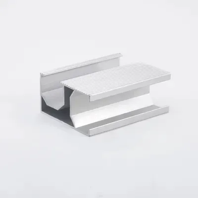 Textured – Surface Aluminum Alloy U – Channel Profile for Structural Framing Solar Mounting Rail