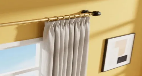 Aluminum alloy Roman rod set – high-end residential application case in the Middle East