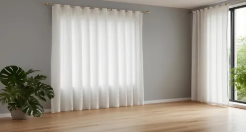 Aluminum Alloy Curtain Rod Set Application in Central Asia Apartments