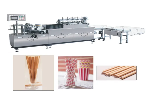 High Efficiency Customized Color Paper Straw Machine