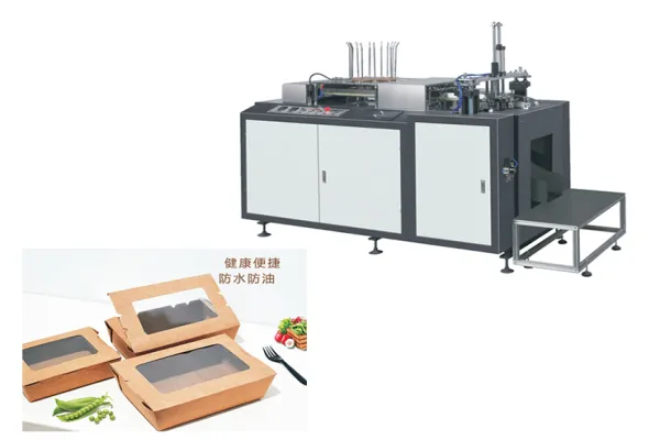 Intelligent Control Paper Lunch Box Making Machine Take Away Food Box Machine
