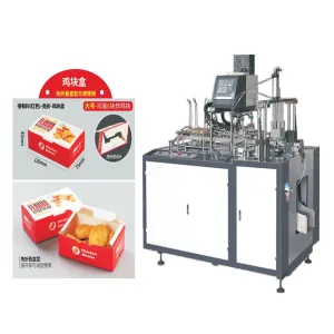 High Productivity Hot Melt Lunch Box Forming Machine