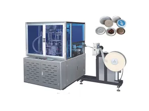 Fully Automatic  Cup Lid Making Machine Bowl Cover Forming Machine