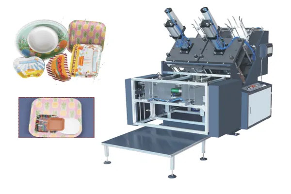 Paper Plate Forming Machine Medium Speed Biodegradable Plate Making Machine