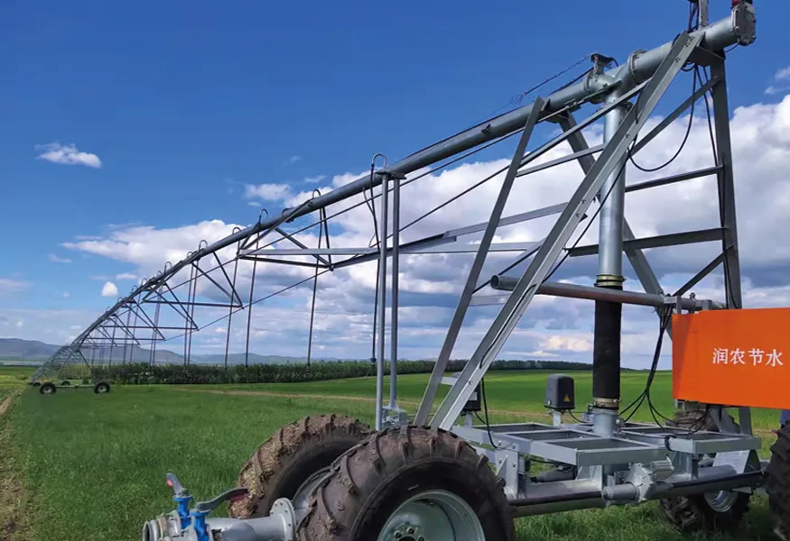 Lateral Move Irrigation Machine Project in Erguna
