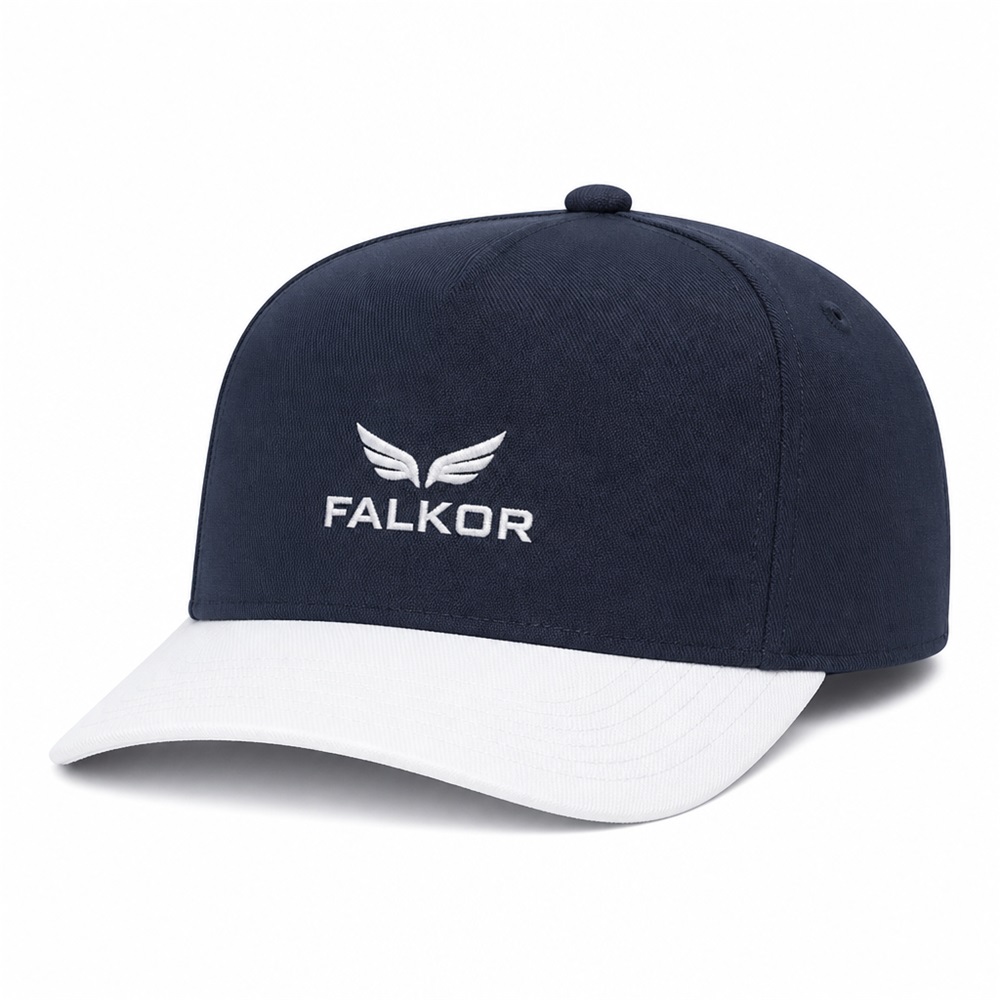 Low-Profile 5 Panel Hat with Curved Brim and Moisture-Wicking Fabric