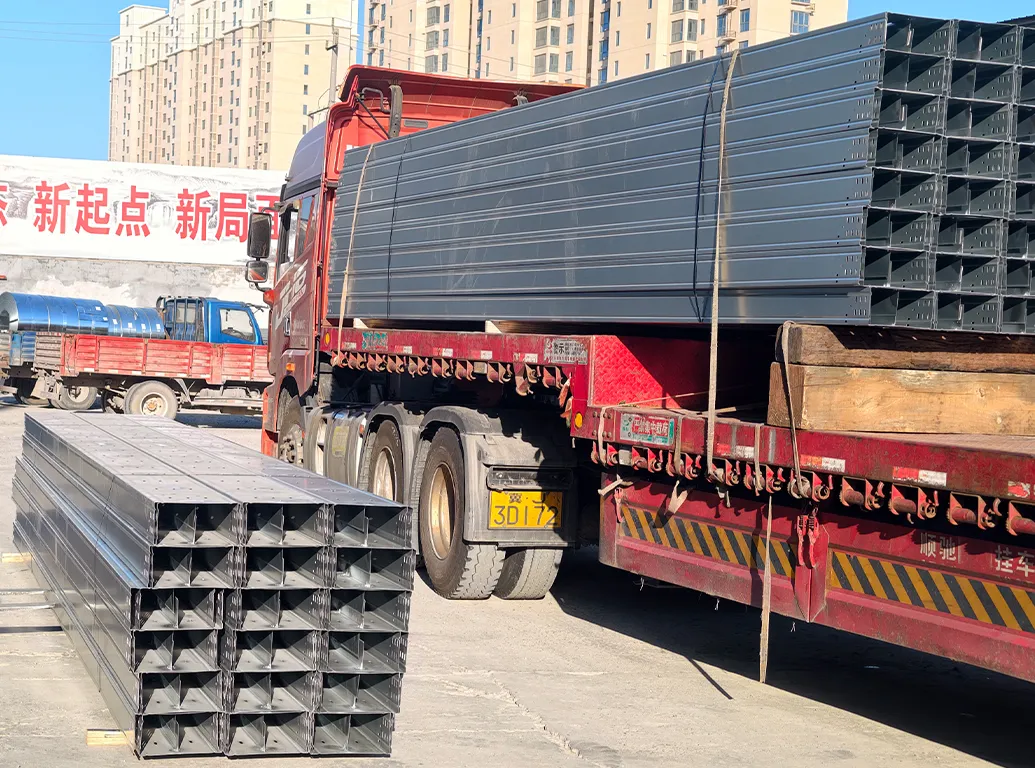 Application of 275g Zinc Aluminum Magnesium Porous Cable Tray