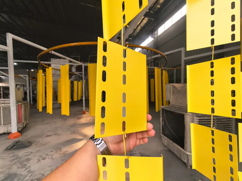 Cable tray connection fixing processing