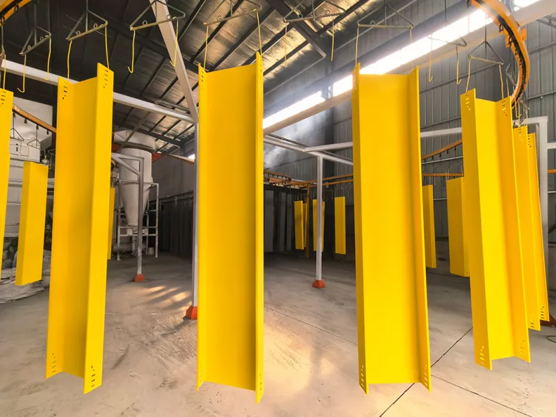 Characteristics of electrostatic spraying cable tray