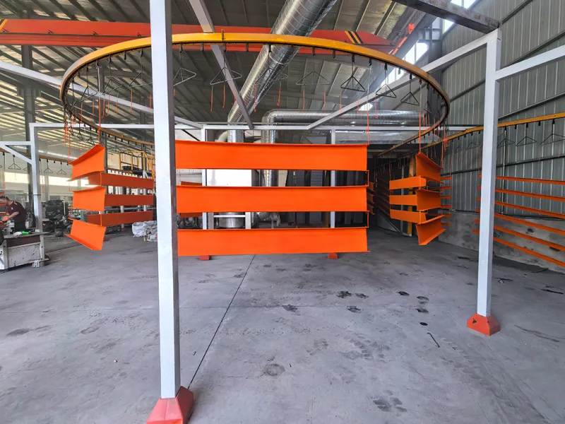 Customization of electrostatic spraying cable tray