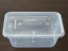 Envase Rectangular Desechable de Pl&aacute;stico Reforzado Transparente 1000 