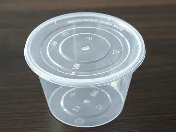 Clear Thickened Disposable Plastic  500 Round Bowl 
