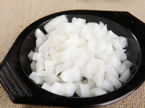 Quick-frozen diced onion