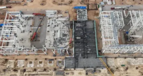 The 2X1000MW expansion project of Units 5 and 6 of the second phase of Shanwei Power Plant in Guangdong Province