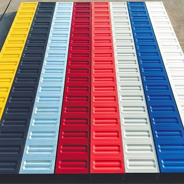 Powder-coated cable tray
