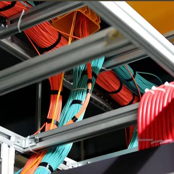 Fiber optic trough