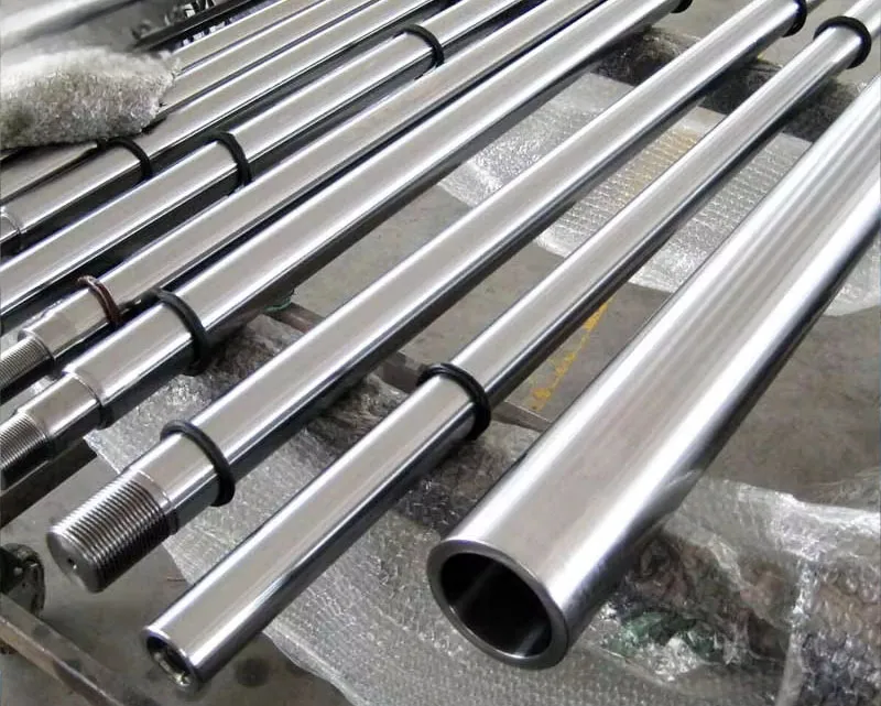 Hollow piston rod