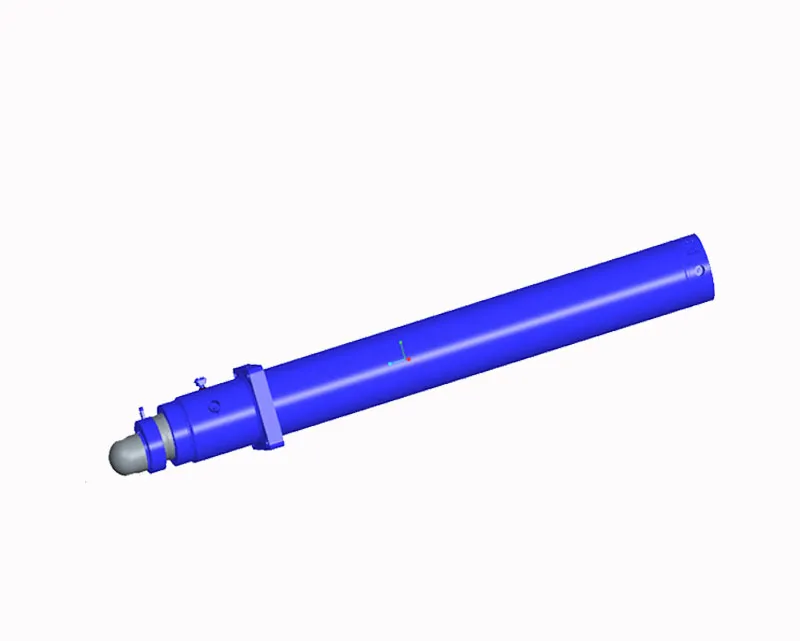 Angular push cylinder