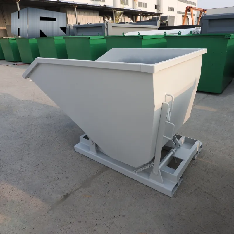 1,8cbm valkoinen itsepoistos Hopper