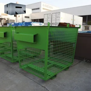 Bulk Mesh Drahtbeh&auml;lter vorne Last M&uuml;llcontainer