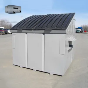 Stalen voorbelasting afvalcontainer Skip Bin