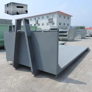 フックリフトフラットベッド