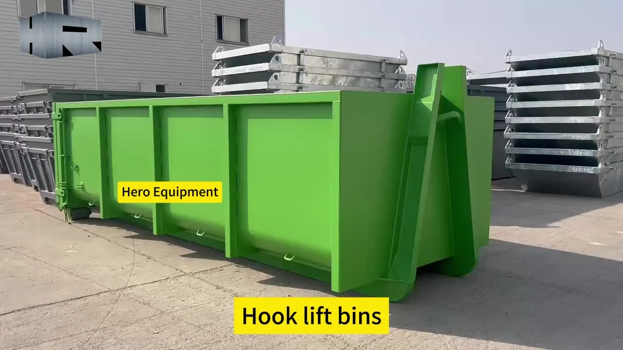 Hook lift bin