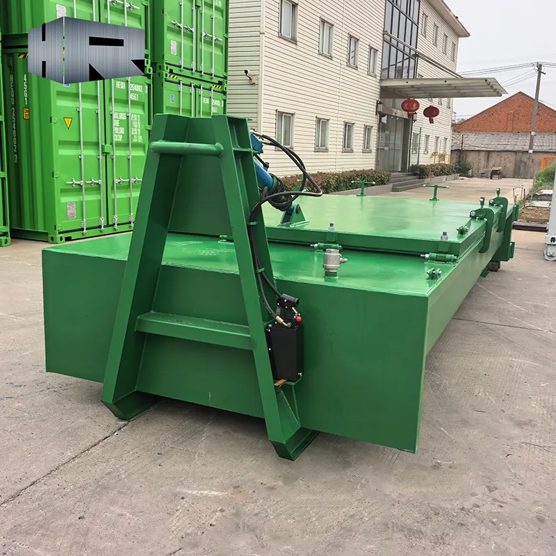 Hook Lift Mud Bin with Hydraulic Cover