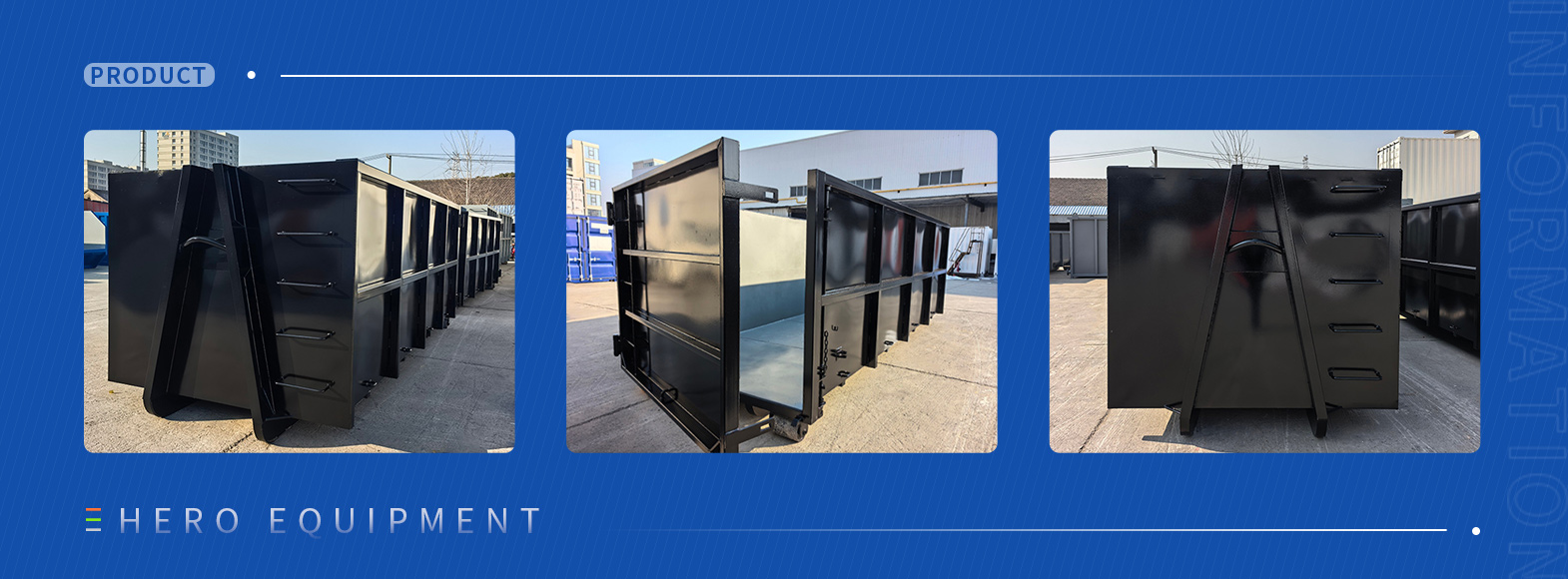 Steel Hook Lift Waste Bin Steel Hook Lift Waste Bin