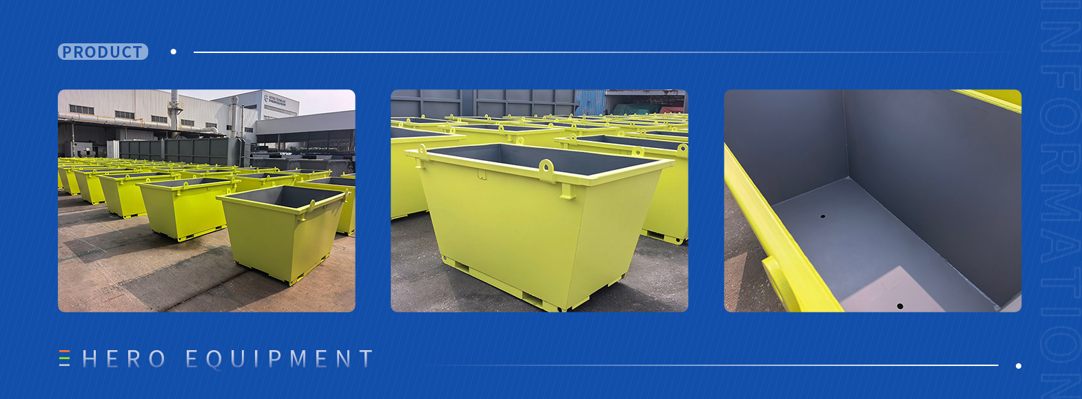 Eco-Friendly Crane Lift Bins