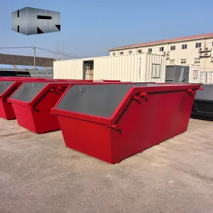 Reliable Skip Bin with One End Cut