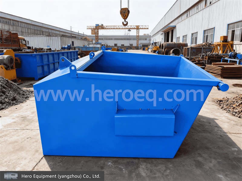What coating or finishing materials protect rear load bins from rust and weathering?