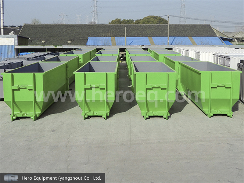What structural features improve the durability of roll off bins? What structural features improve the durability of roll off bins?