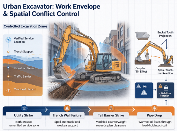 Road Construction Excavator